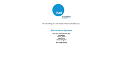 Desktop Screenshot of bell-isolation-systems.com